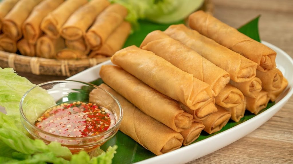 Vegetarian spring rolls