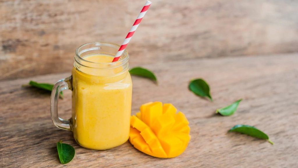 delicious mango smoothie