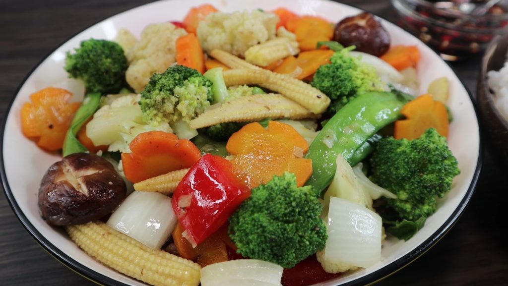 Vegetarian Rice Plate