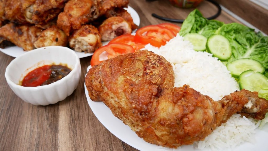 Grilled chicken rice