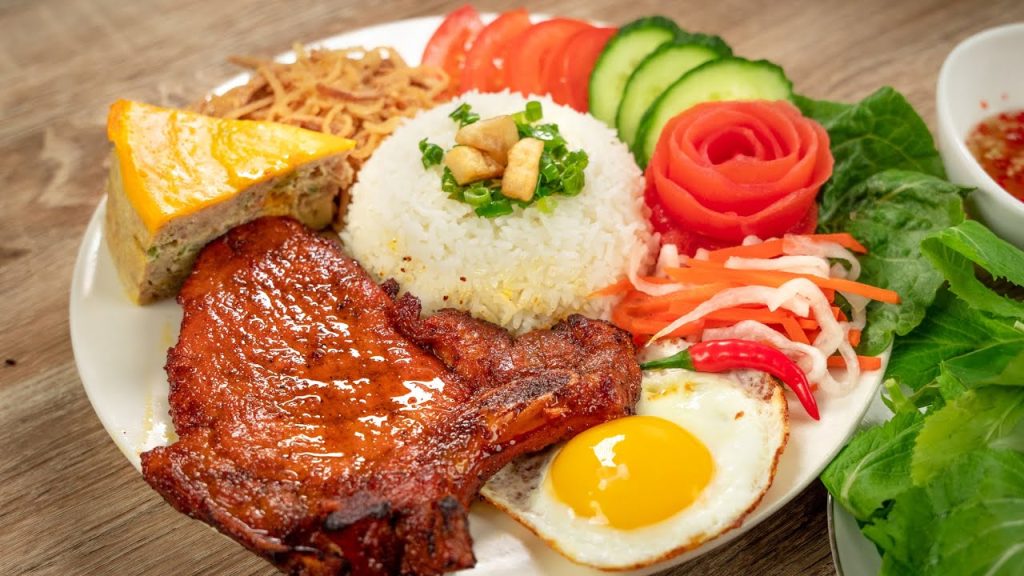 Pork Chop Rice Plate